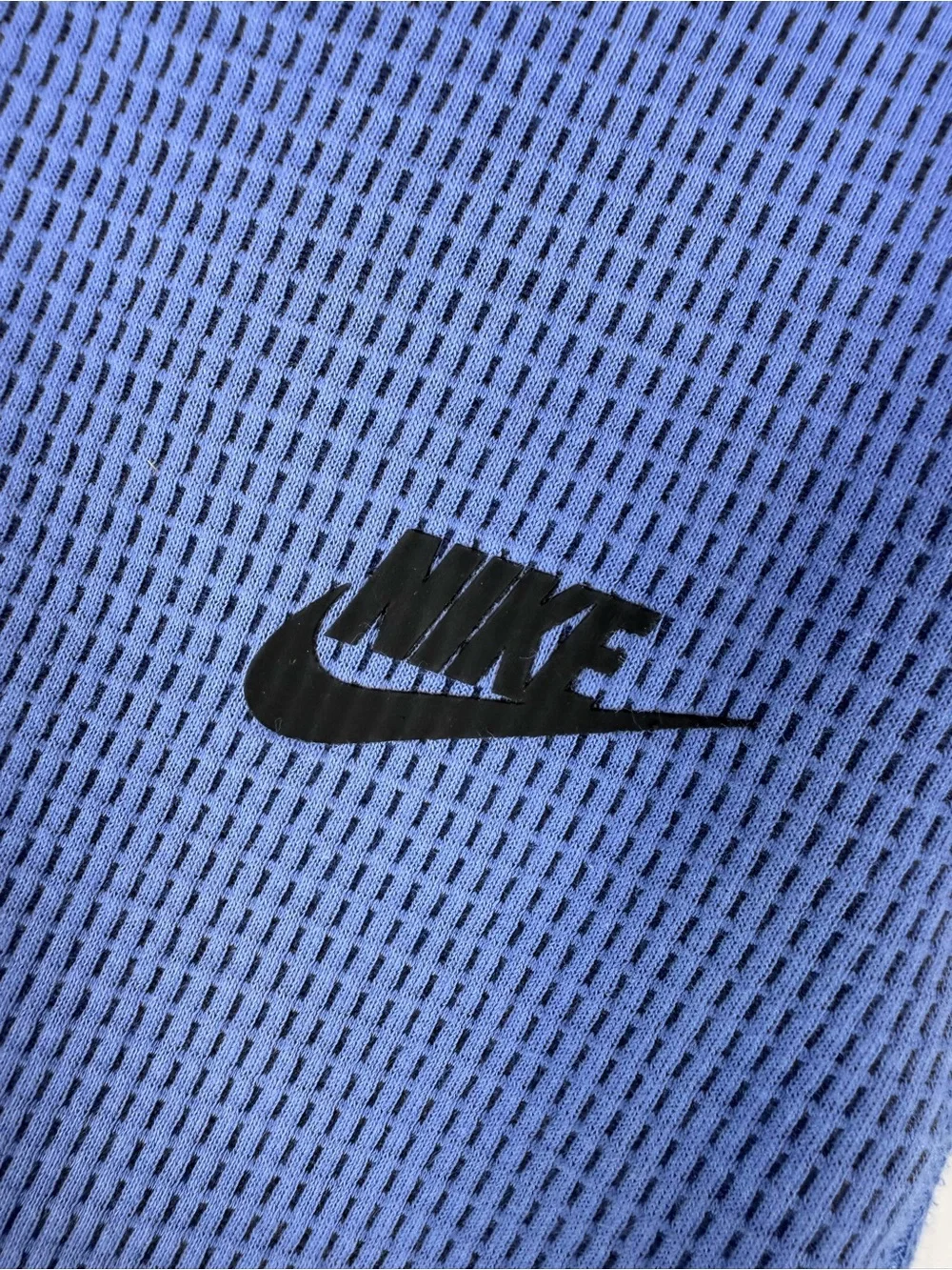 Nike Sportswear Tech Fleece Waffle Knit Hoodie Jogger Set Youth XL Blue